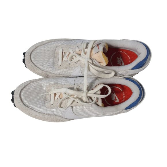 Nike Waffle Debut vintage trainers in summit white and game royal SZ 10.5 - Picture 11 of 15